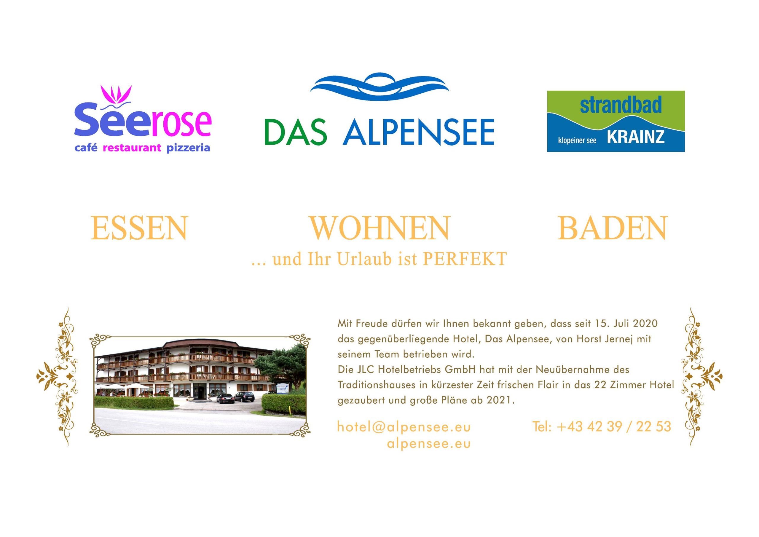 Seehochzeit Klopeiner See Restaurant Seerose