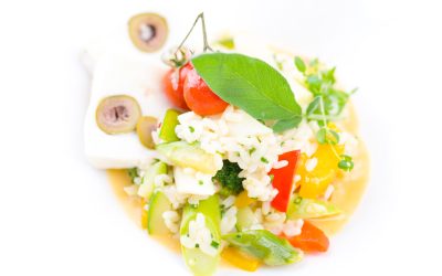 Risotto Olivenziegenkäse am Klopeiner See